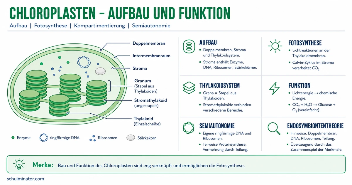 Chloroplast: Aufbau und Funktion einfach erklärt