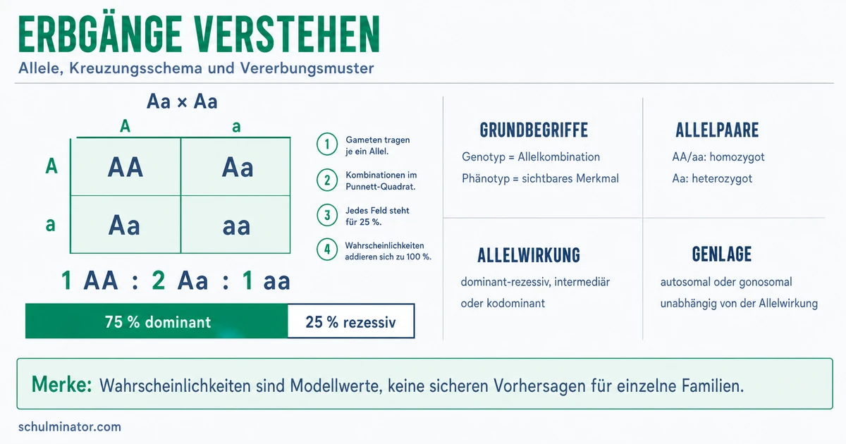 Erbgang verstehen: Arten, Schema und Stammbaum