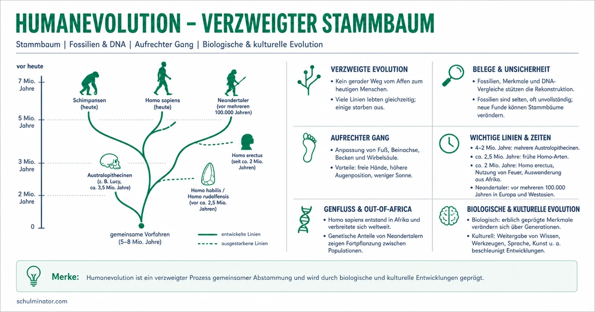 Evolution des Menschen: Stammbaum statt Stufenleiter