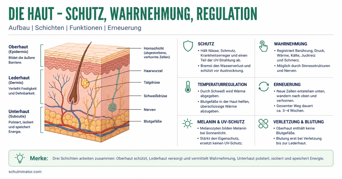 Haut: Aufbau, Schichten und Funktionen erklärt