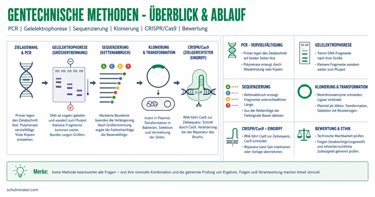 Methoden der Gentechnik einfach erklärt