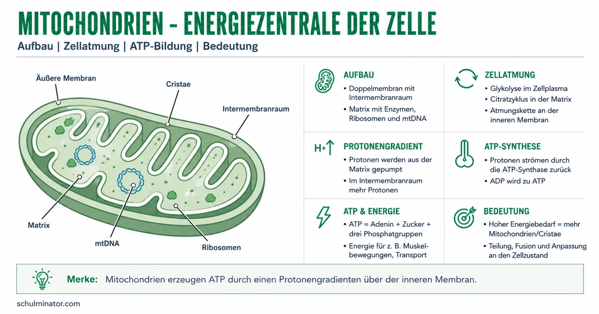 Mitochondrien: Aufbau und Funktion verstehen