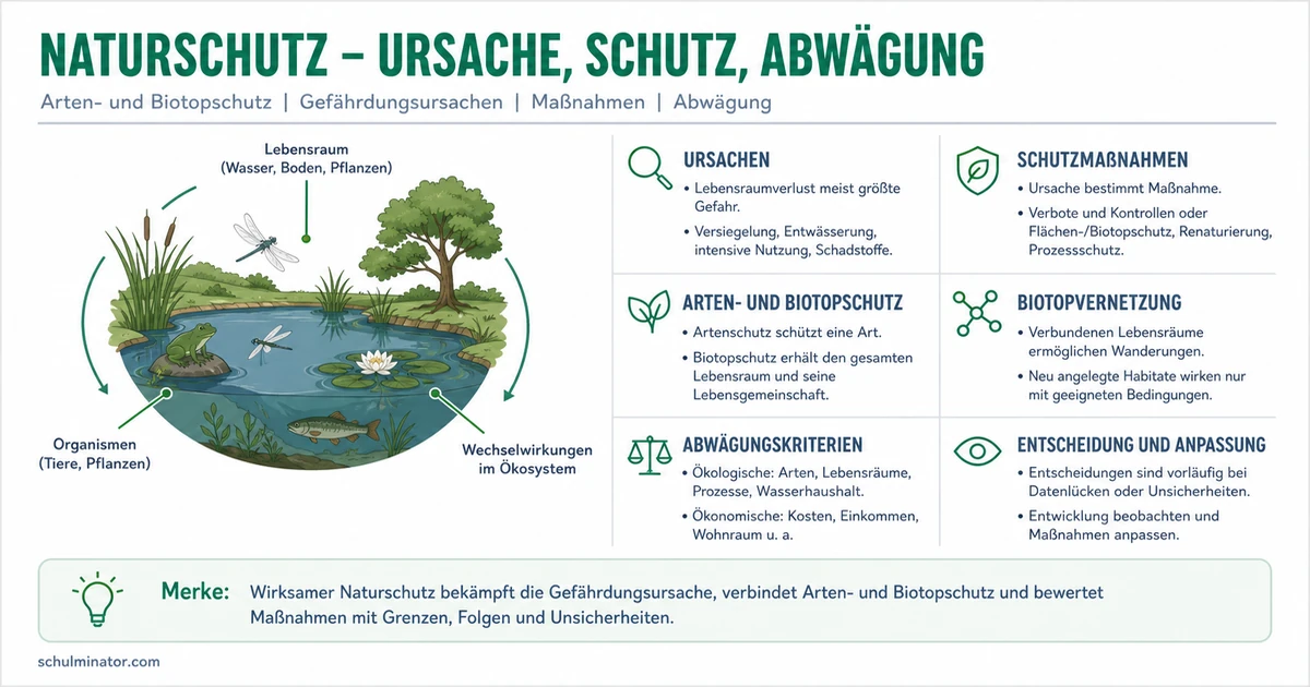 Naturschutz: Arten und Lebensräume wirksam schützen