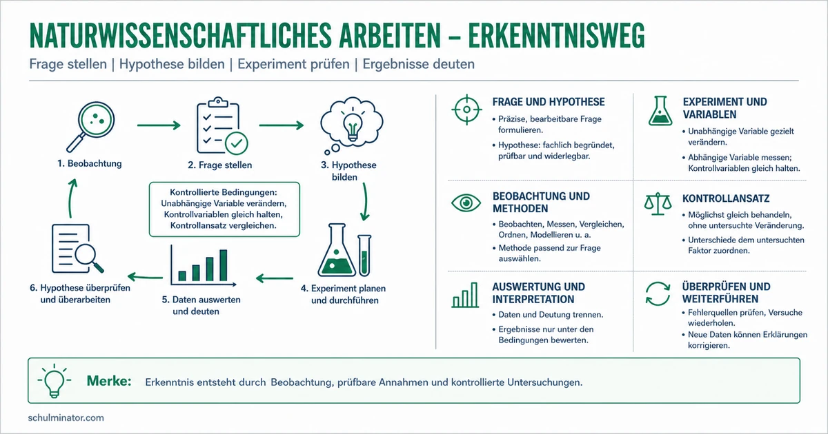 Naturwissenschaftliches Arbeiten in Biologie