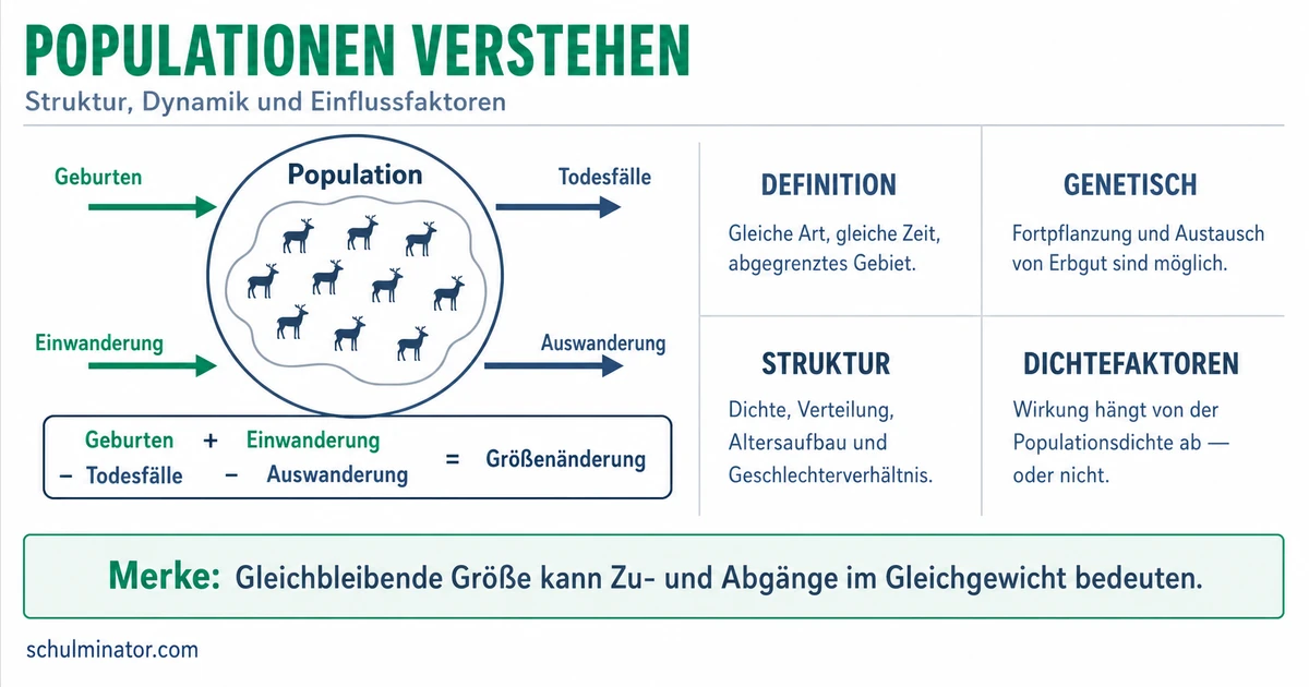 Population in der Biologie: einfach erklärt