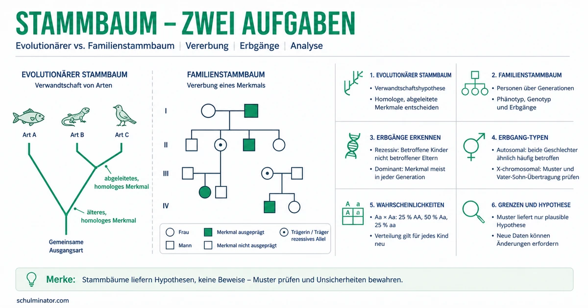 Stammbaum: Evolution und Erbgänge verstehen