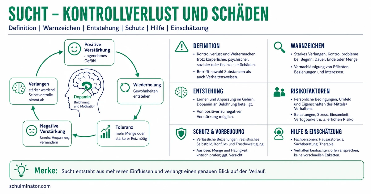 Sucht verstehen: Anzeichen, Ursachen und Hilfe