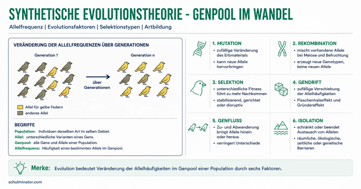 Synthetische Evolutionstheorie einfach erklärt