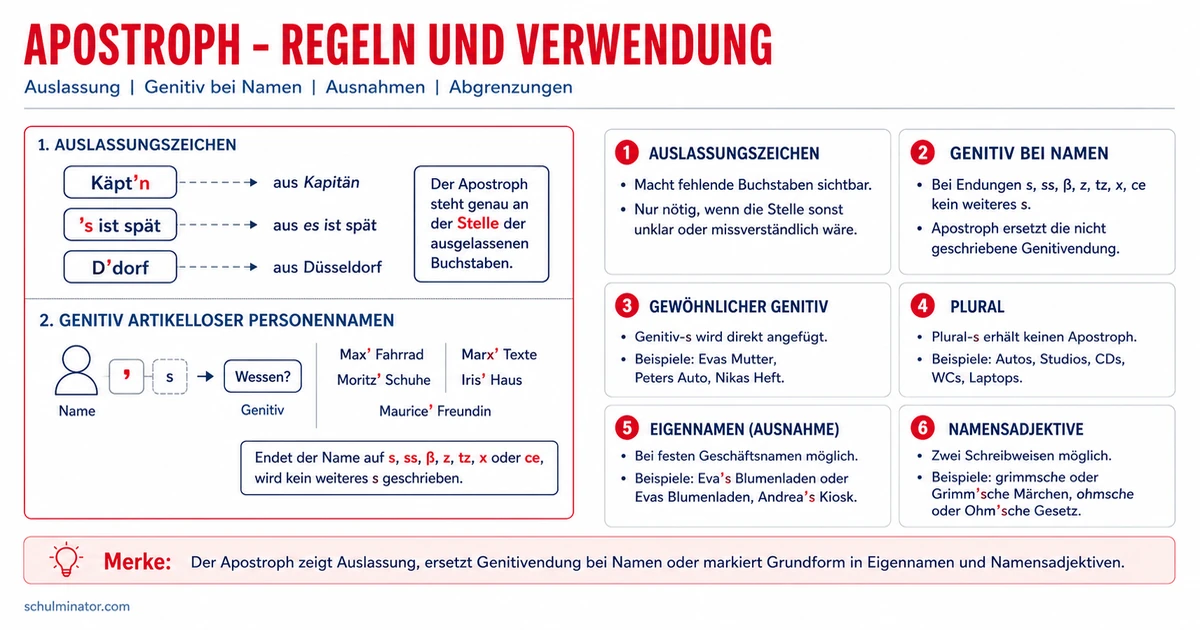 Apostroph-Regeln: Pflicht, Wahl und Fehler