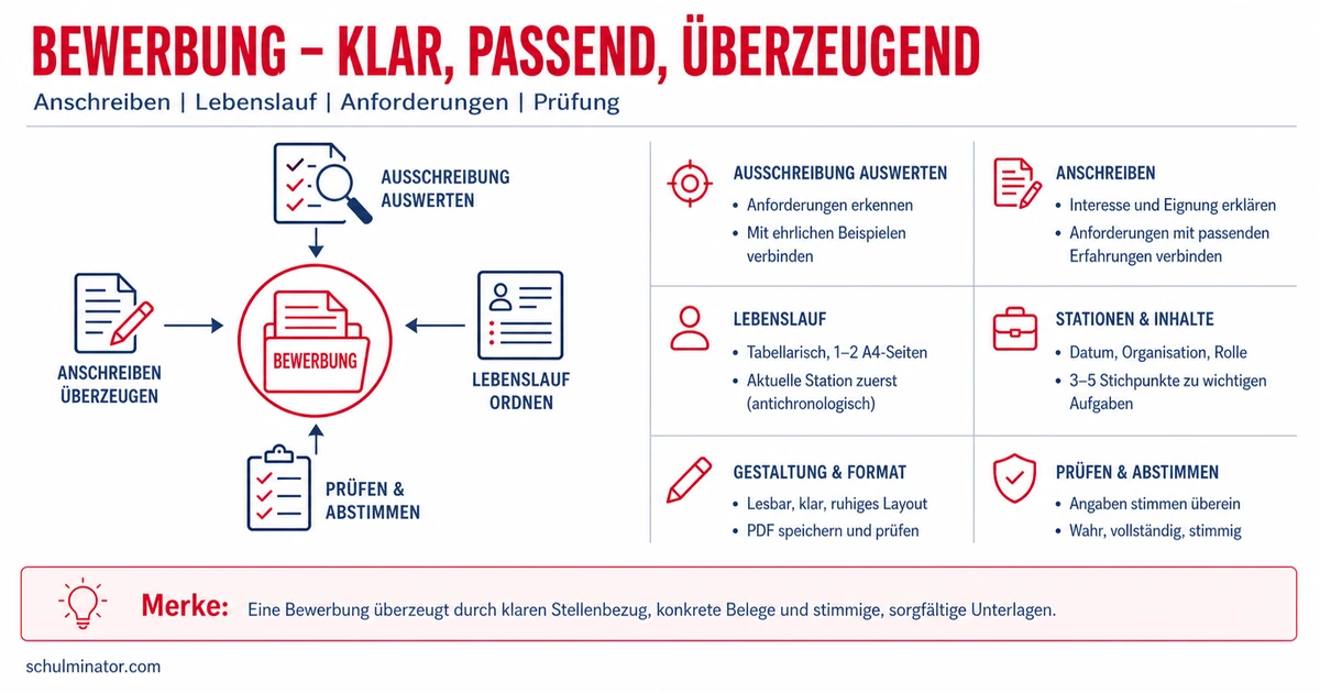 Bewerbung und Lebenslauf schreiben: So geht’s