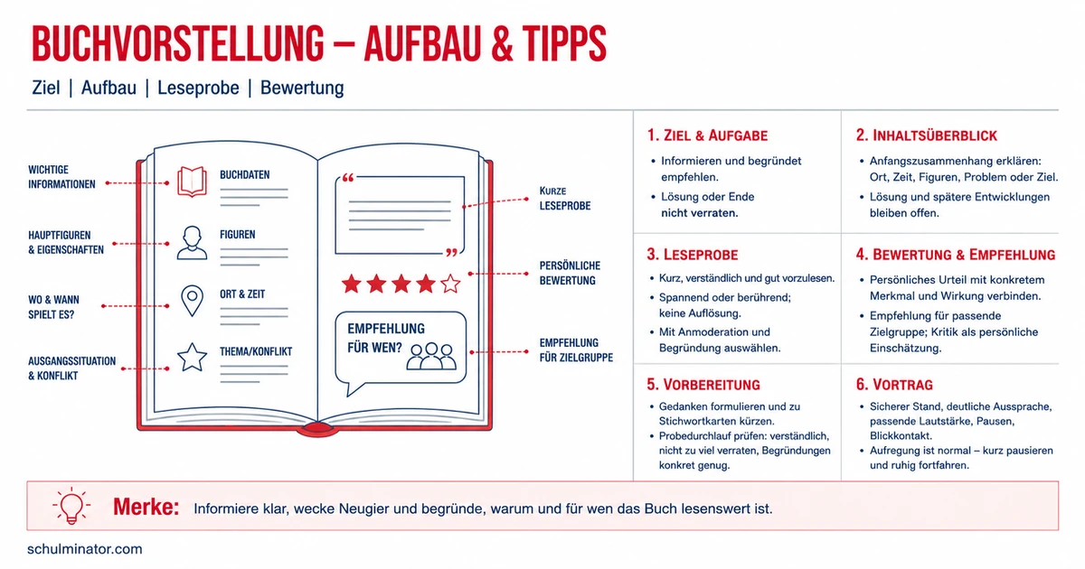 Buchvorstellung: Aufbau, Beispiel und Tipps