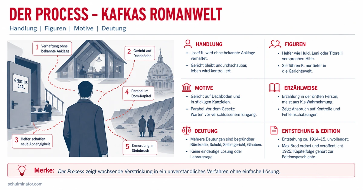 Der Process von Kafka: Handlung und Deutung