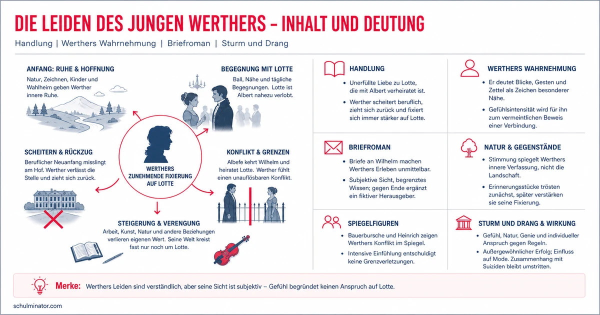 Goethes Werther: Handlung, Form und Deutung