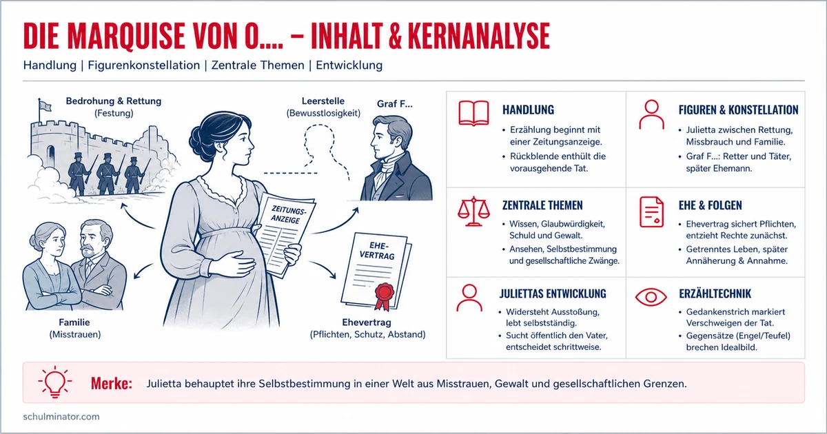 Die Marquise von O....: Handlung und Deutung