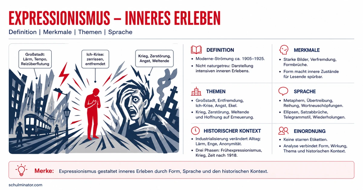 Expressionismus: Merkmale und Literaturanalyse