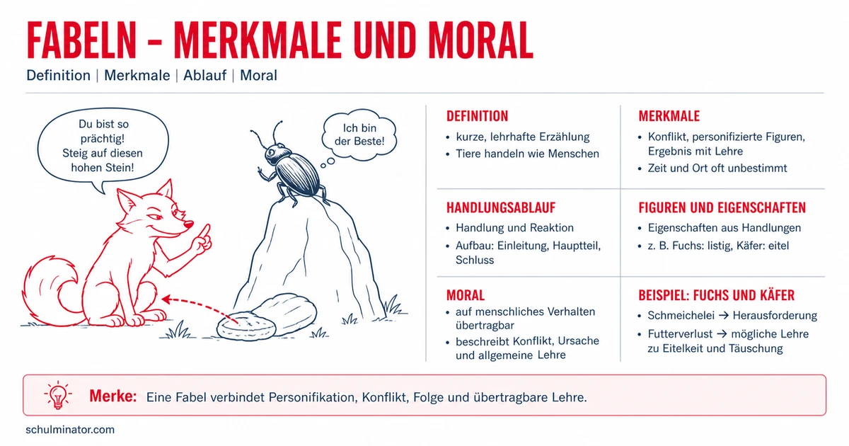 Fabeln verstehen: Merkmale, Aufbau und Moral