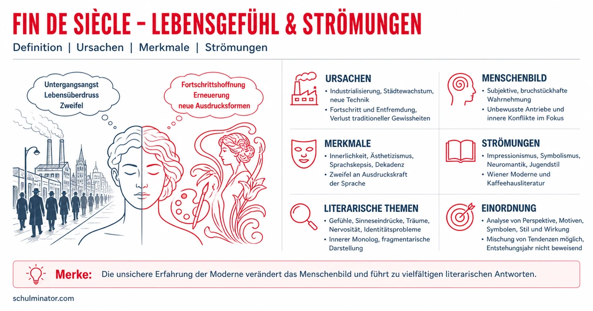 Fin de Siècle: Merkmale, Strömungen und Analyse