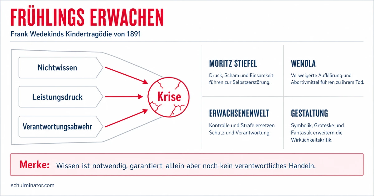 Frühlings Erwachen: Handlung, Figuren und Analyse