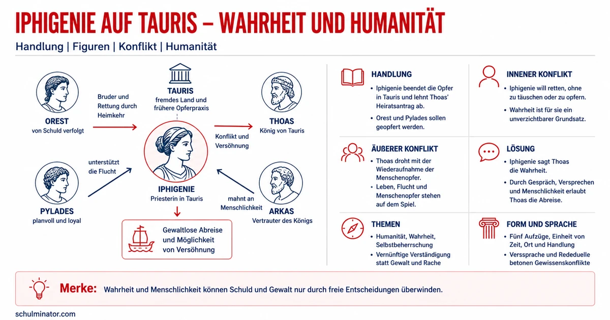 Iphigenie auf Tauris: Handlung und Deutung
