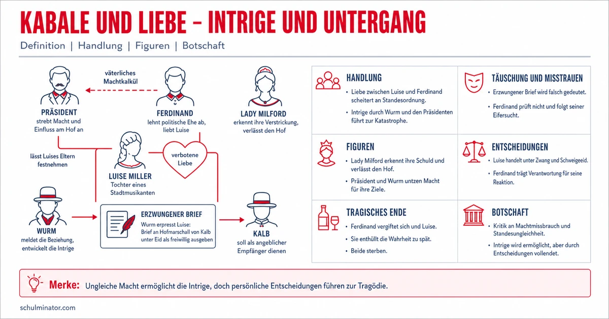 Kabale und Liebe: Handlung, Figuren und Deutung