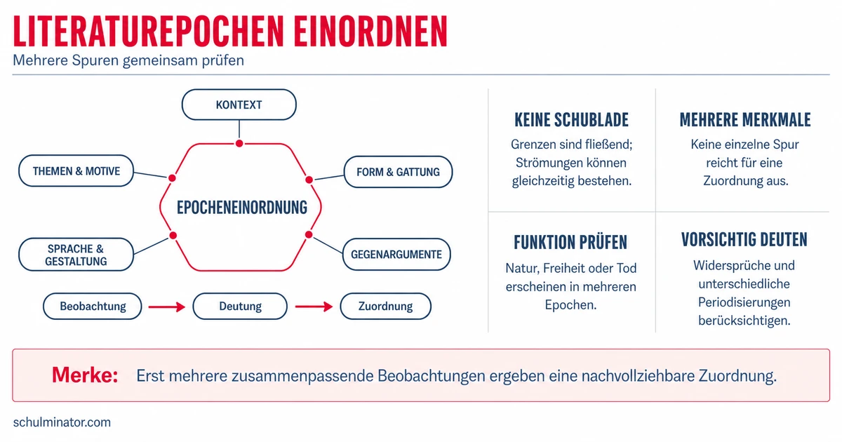 Literaturepochen: Überblick und Texte einordnen