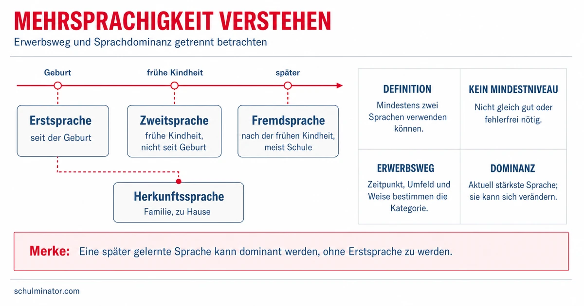 Mehrsprachigkeit: Bedeutung und Sprachbegriffe