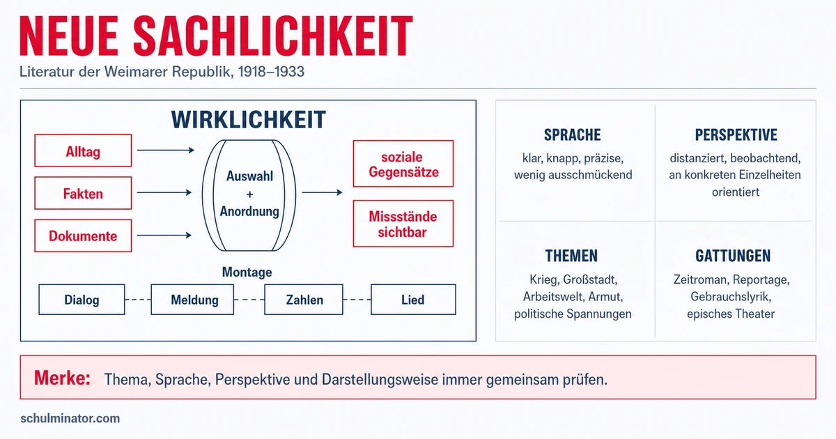 Neue Sachlichkeit: Merkmale, Kontext und Analyse