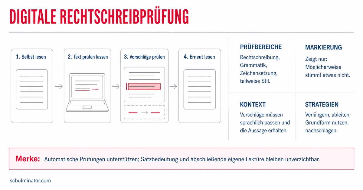 Rechtschreibprüfung: Texte sicher online prüfen