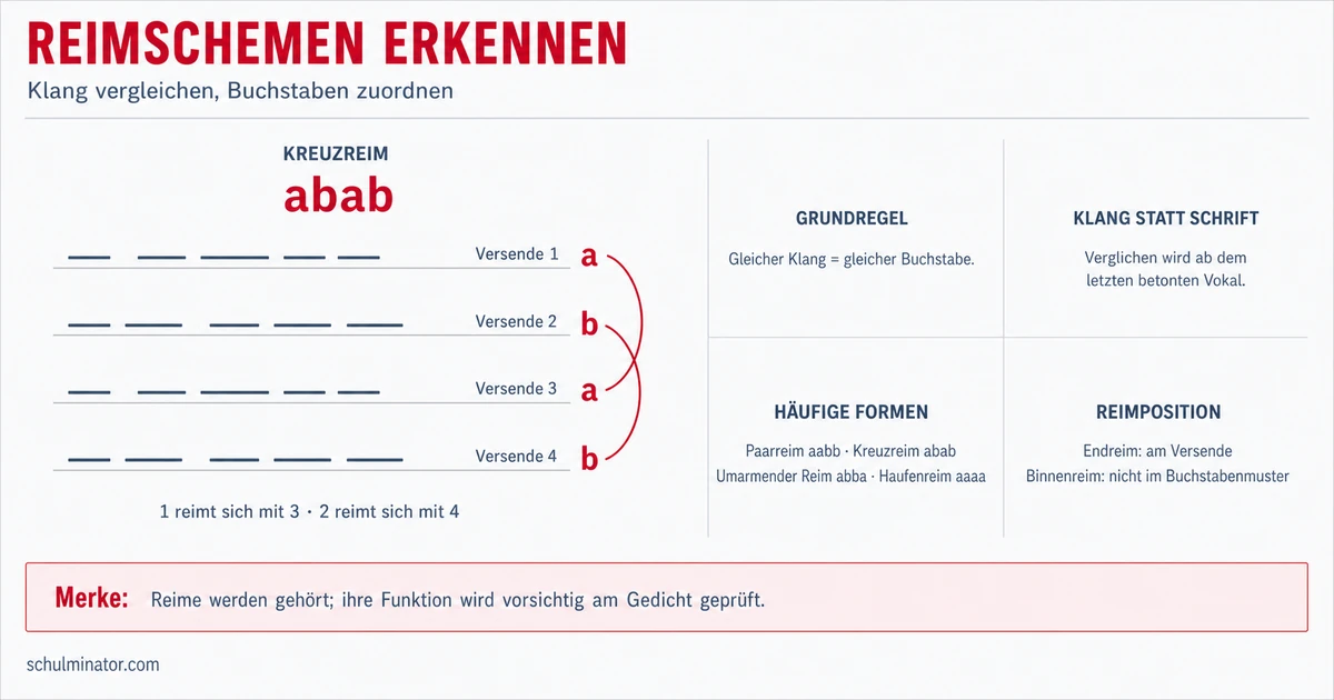 Reimschemata erkennen und sicher bestimmen
