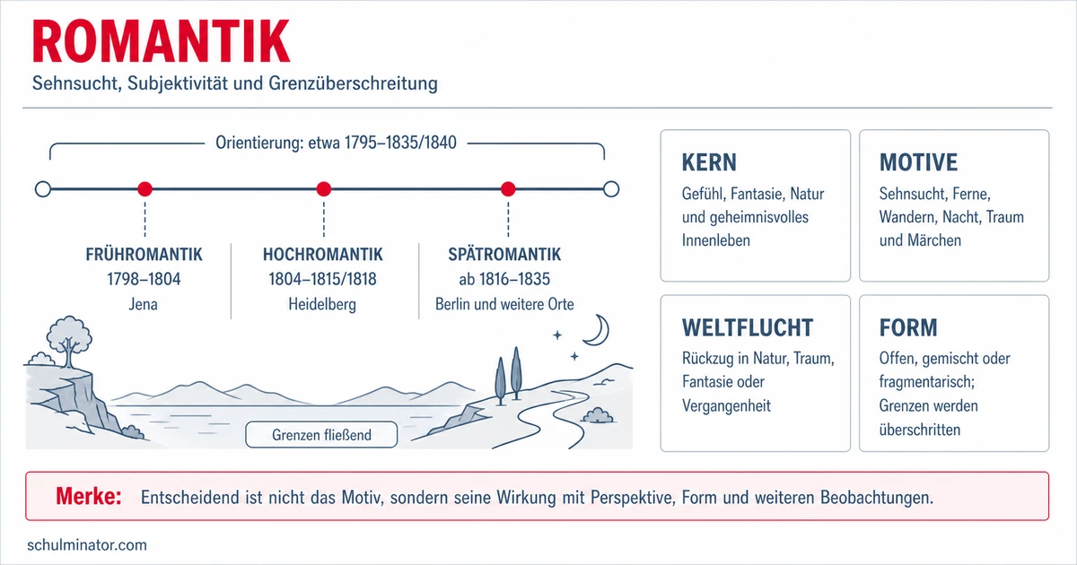 Romantik: Epoche, Merkmale und Motive erklärt