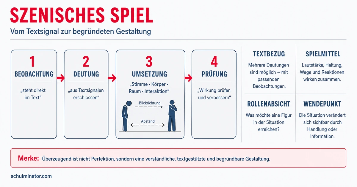 Szenisches Spiel: Texte verstehen und gestalten
