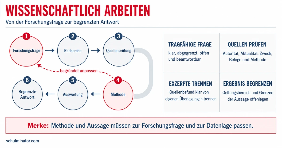 Wissenschaftliches Arbeiten: So gehst du vor