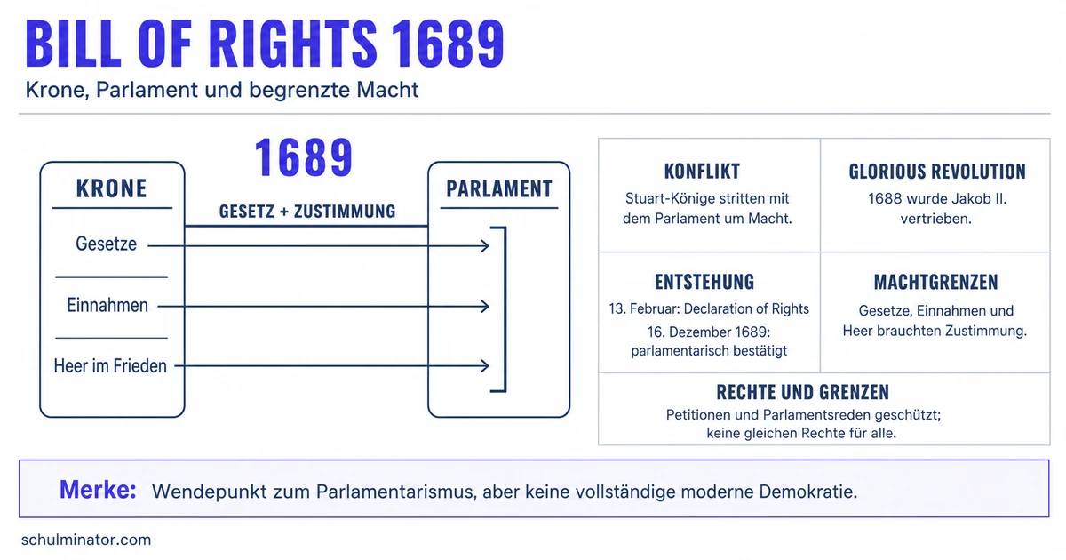 Bill of Rights 1689: Inhalt und Bedeutung