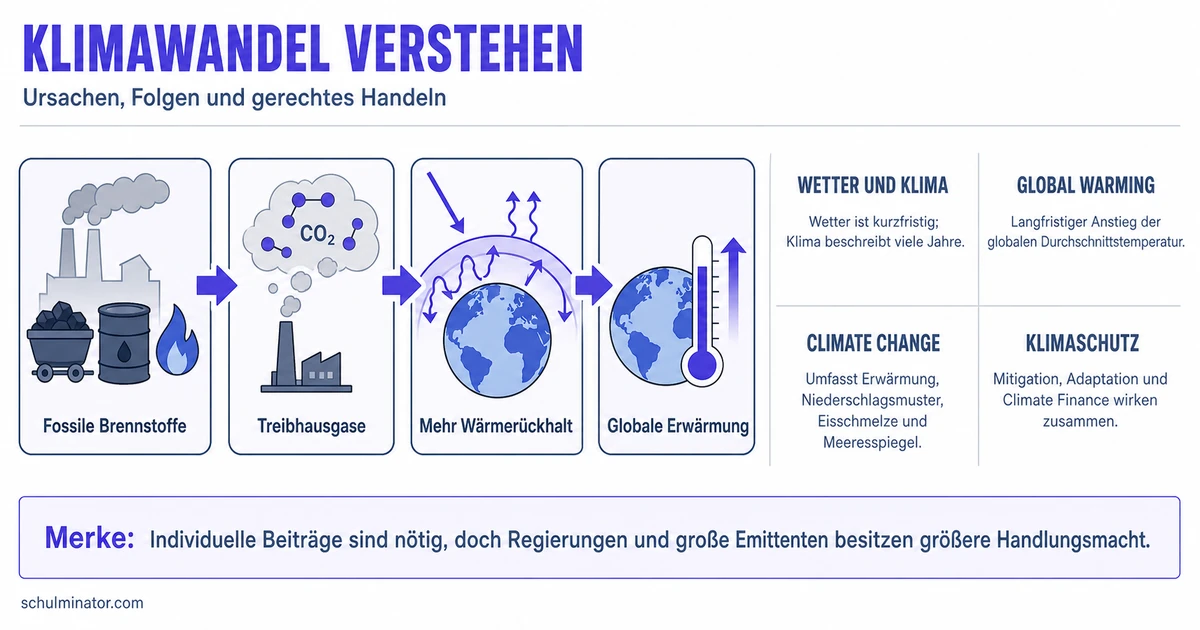 Climate Change auf Englisch verstehen und beurteilen