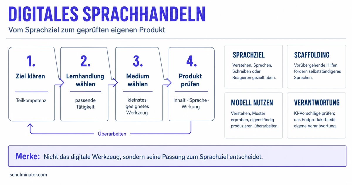 Digitales Sprachhandeln auf Englisch