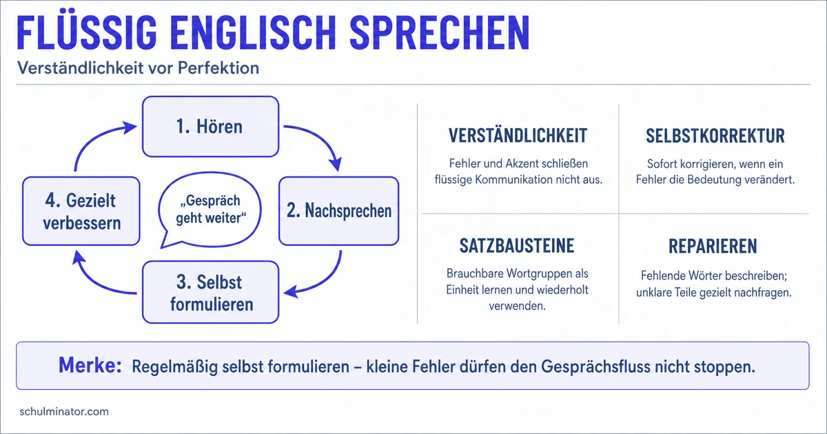 Englisch flüssiger sprechen: Übungen und Strategien