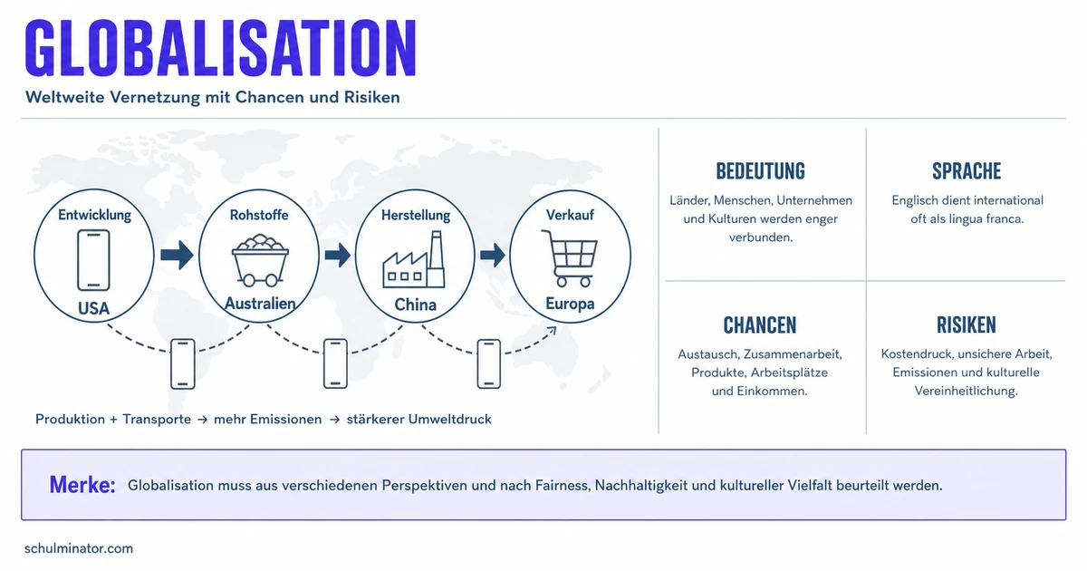 Globalisation Englisch: verstehen und beurteilen