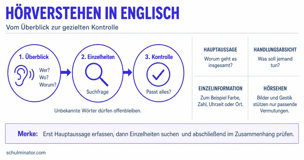 Hörverstehen Englisch in der Grundschule üben