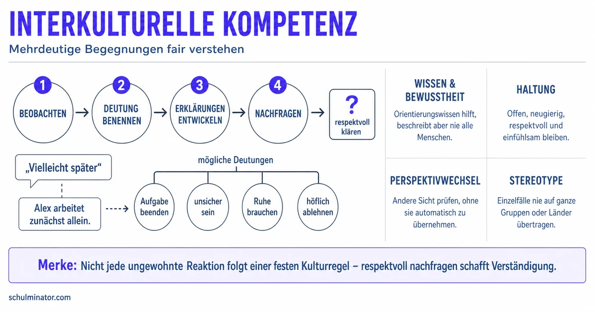 Interkulturelle Kompetenz im Englischunterricht