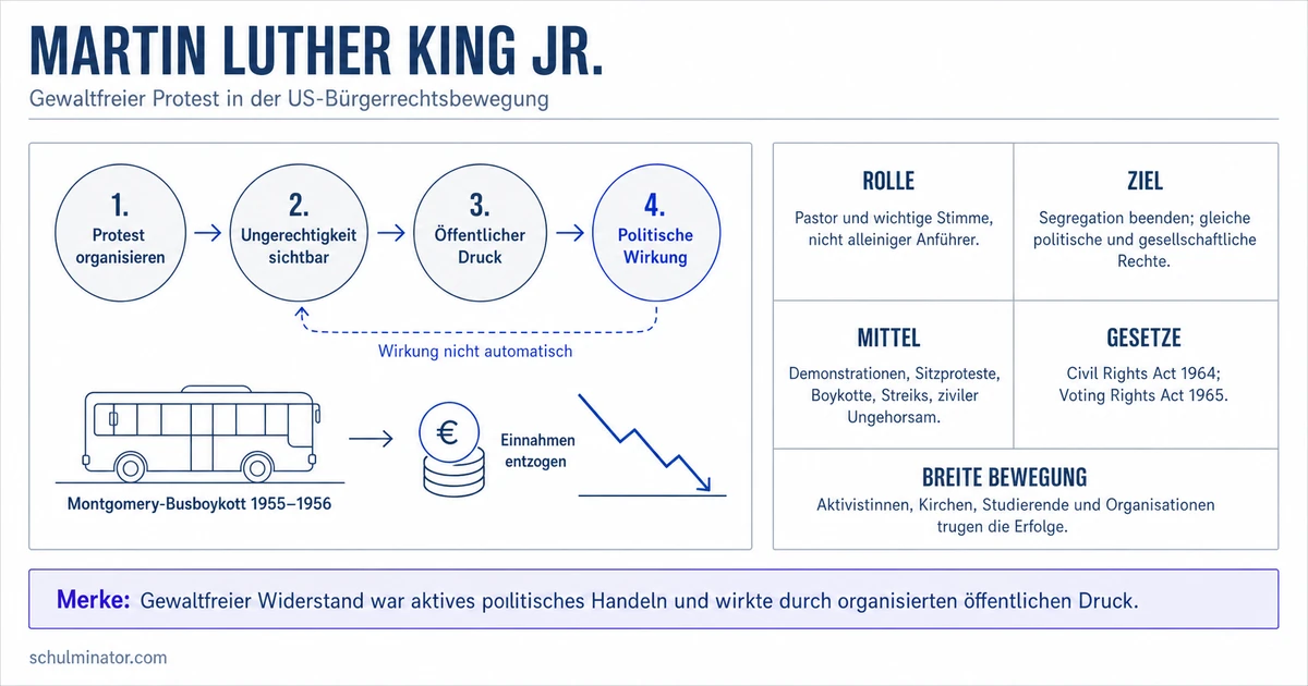 Martin Luther King: Leben, Protest und Wirkung