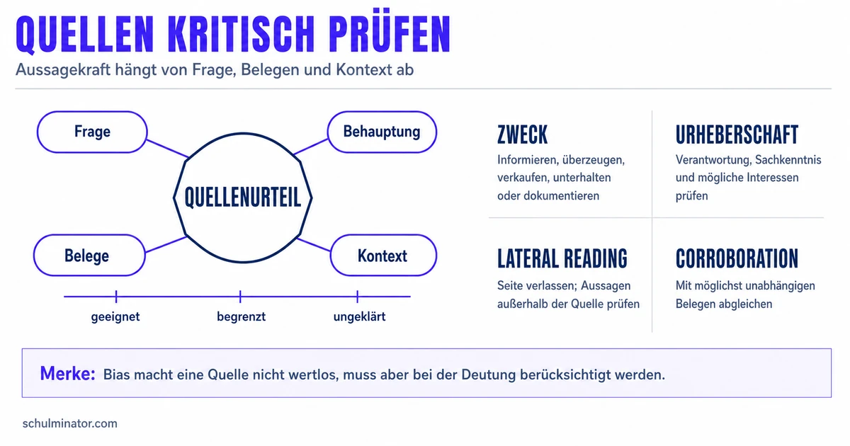 Englische Quellen bewerten: flexibel und sicher