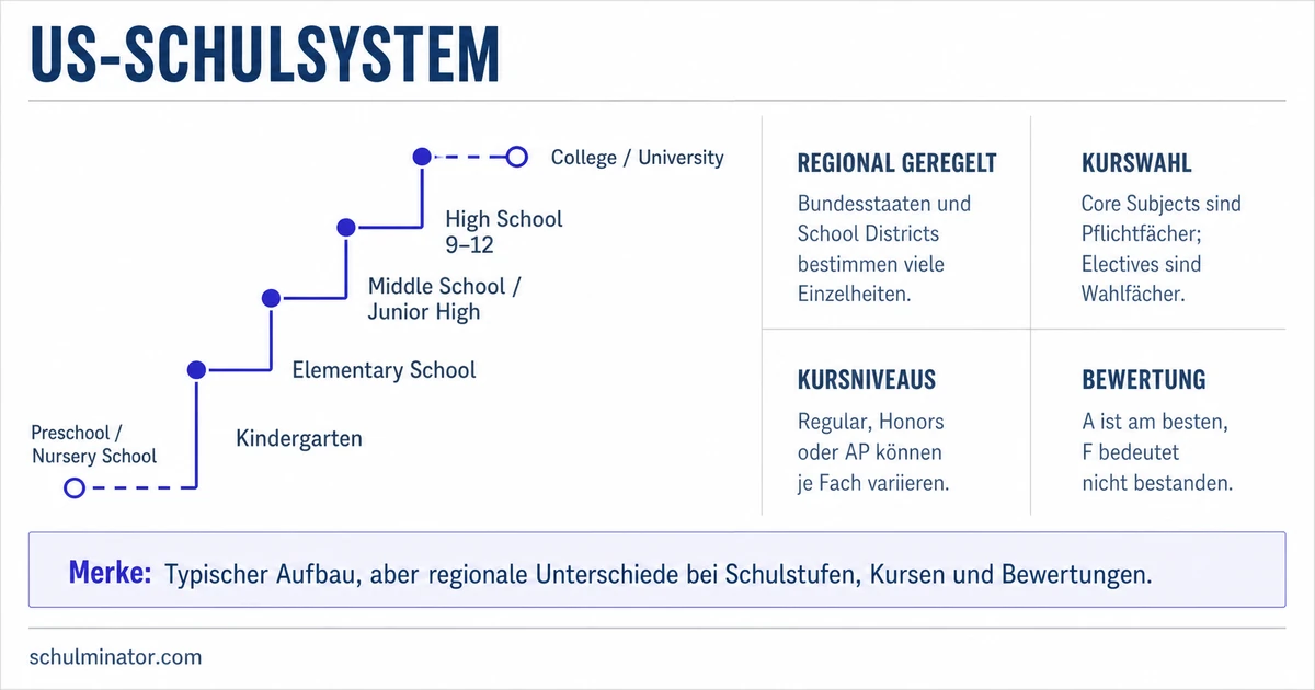 Schulsystem USA: High School und Schulalltag