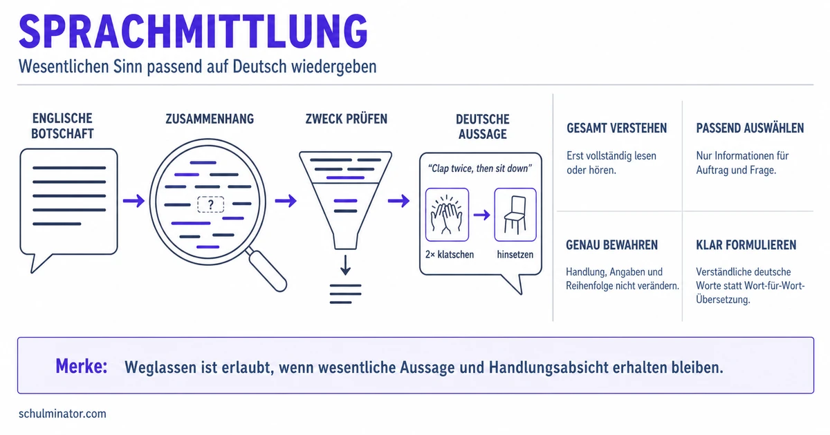 Sprachmittlung Englisch in der Grundschule
