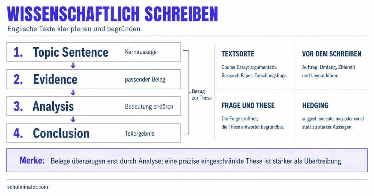 Wissenschaftliches Arbeiten auf Englisch: Leitfaden