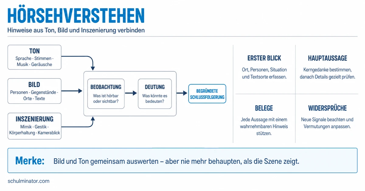 Hörsehverstehen Französisch einfach erklärt