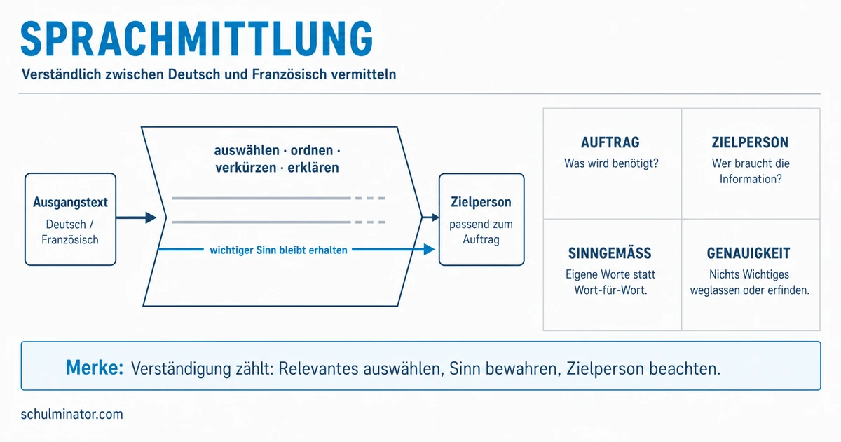Sprachmittlung Französisch: sicher vermitteln