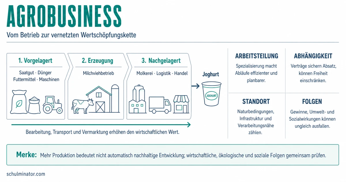 Agrobusiness: Aufbau, Folgen und Nachhaltigkeit