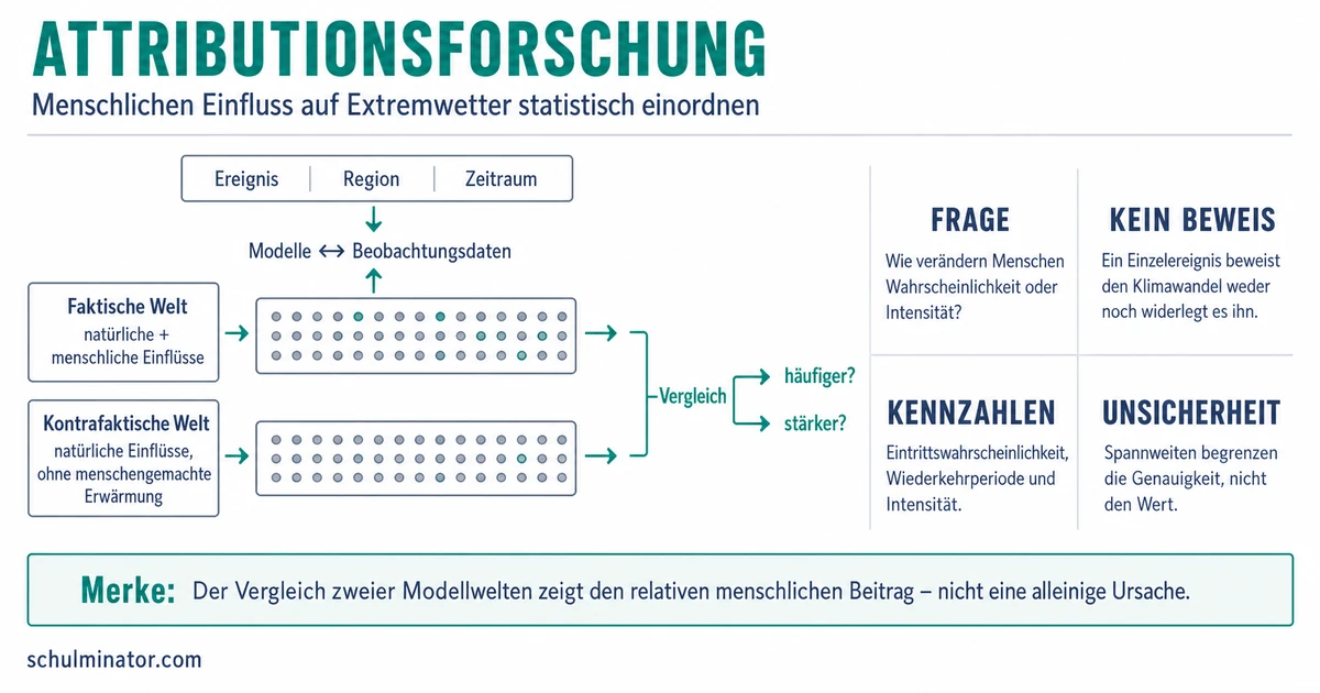 Attributionsforschung: Extremwetter richtig einordnen
