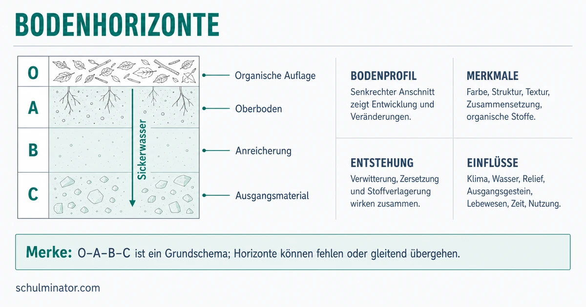 Bodenhorizonte erkennen und erklären