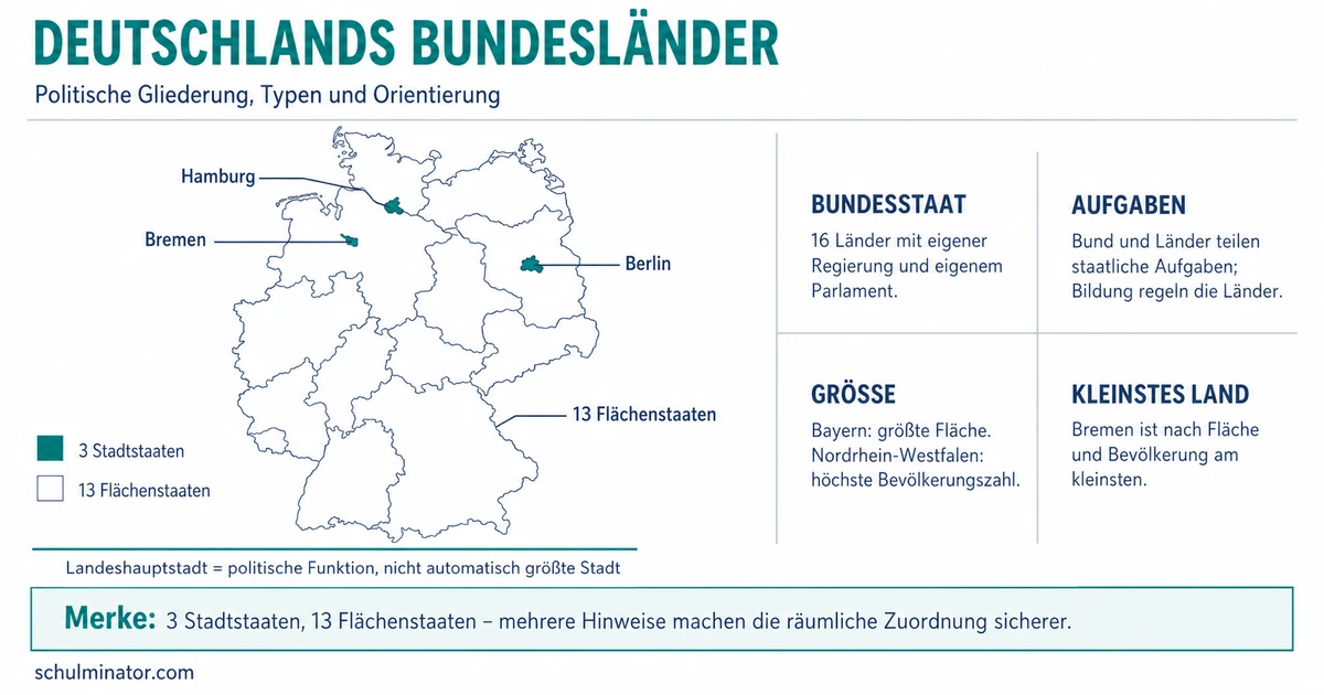 Bundesländer Deutschlands: Überblick und Lage
